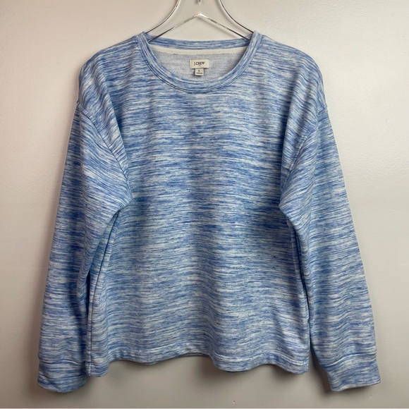 J. Crew Tops - 💙 3/$25 J. Crew Blue & White Sweatshirt - Bundle Bundle Bundle!!